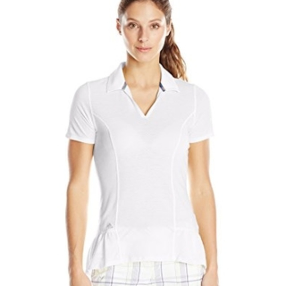 NWOT Adidas Peplum Golf Shirt